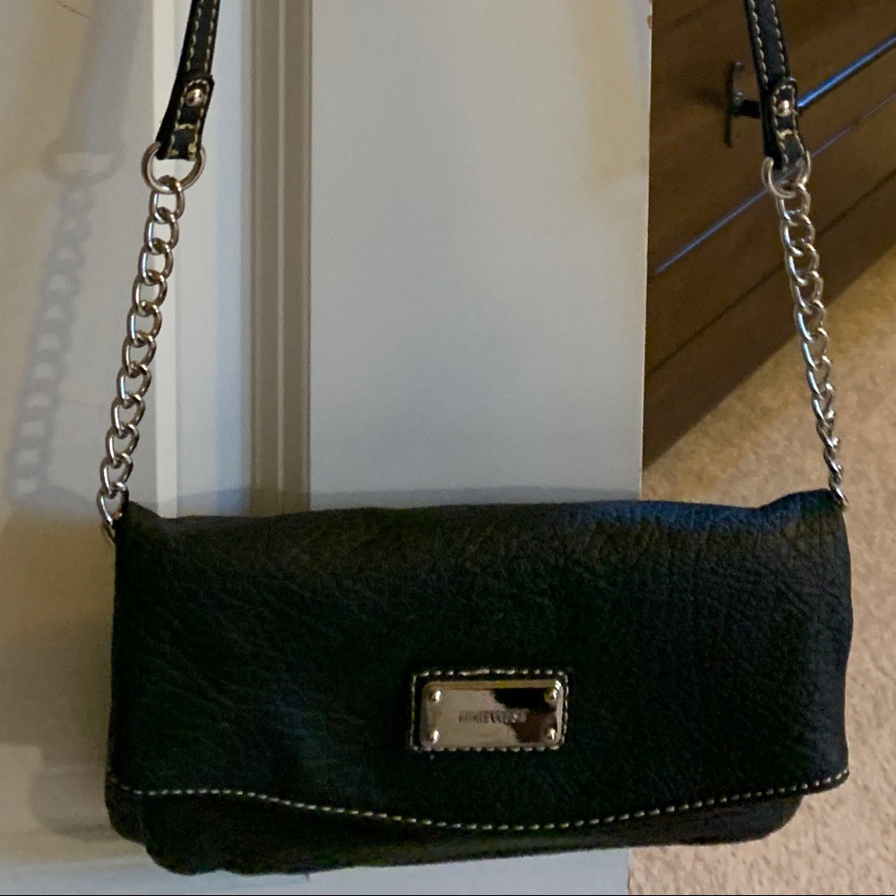Nine West black crossbody/wristlet bag - Picture 1 of 5